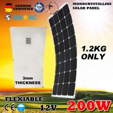 Гибкая солнечная панель 12V 200W 