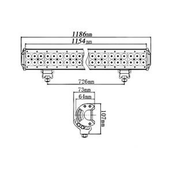 Світлодіодна фара RBS-306WC (CREE CHIPS)