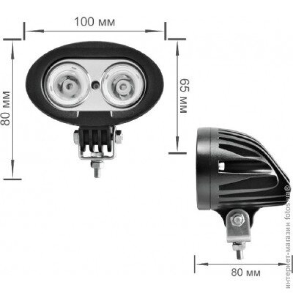 Світлодіодна фара BL-20W 4D