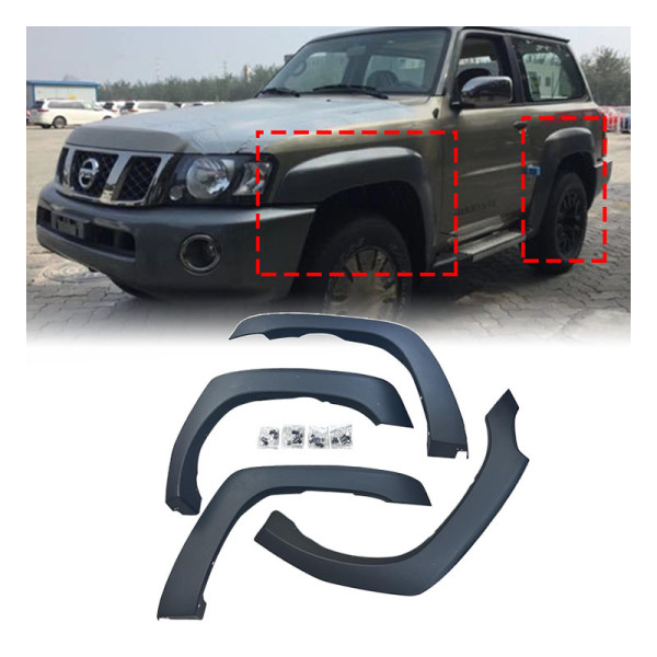 Комплект розширювачів колісних арок (фендерів) Nissan Patrol GU Y61 3-дверний